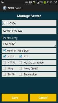 Server Monitor: Website status screenshot 3