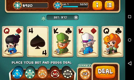 Video Poker - Aranea screenshot 2