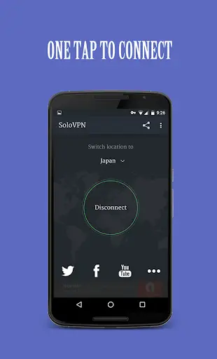 Solo VPN - One Tap Free Proxy screenshot 1