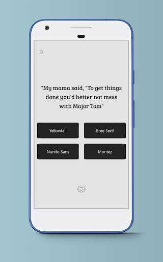 Fleexy Quiz: Guess the font! screenshot 1