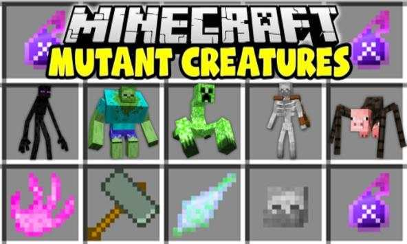 Add-on Mutant Creatures for Minecraft PE screenshot 1