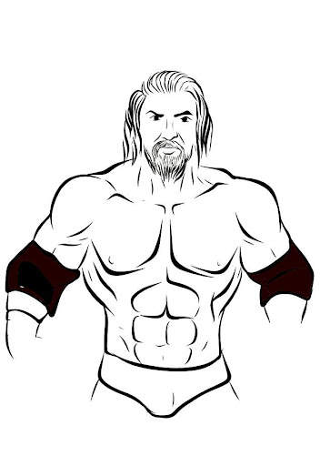 how to draw wwe heros स्क्रीनशॉट 1
