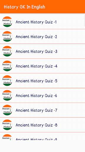 History GK In English (Quiz) screenshot 3