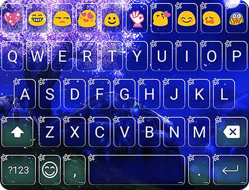Moon Cherry Emoji Keyboard screenshot 6
