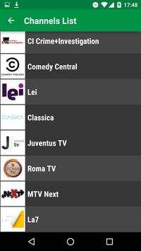 Italy TV Today - Free TV Schedule screenshot 6