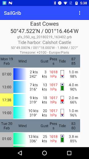 Marine Weather | SailGrib Free screenshot 5