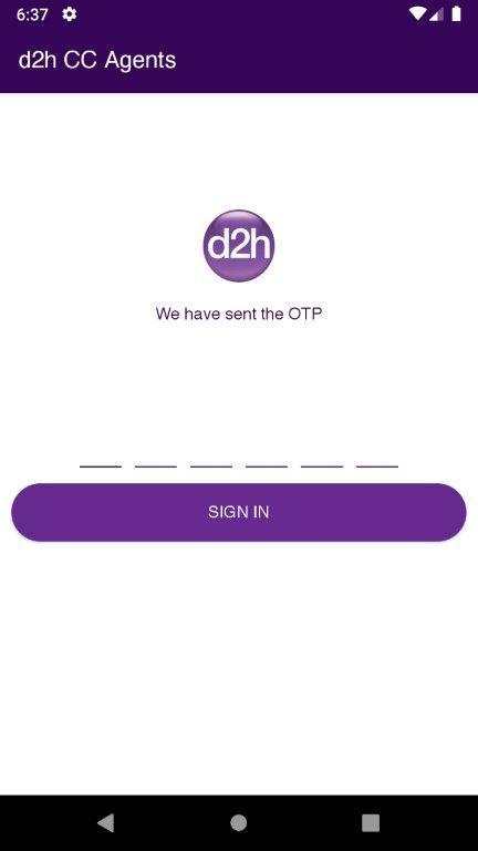 d2h CC Agent screenshot 1