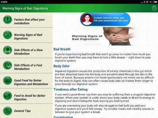 Healthy Digestion Foods Metabolism Nutrition Diet screenshot 10
