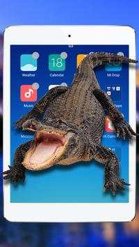 Crocodile On Screen Prank 5 تصوير الشاشة