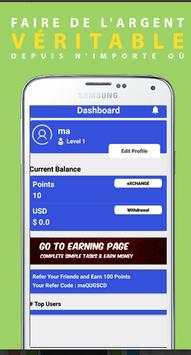 Earn Money-Gagner De L'argent स्क्रीनशॉट 3