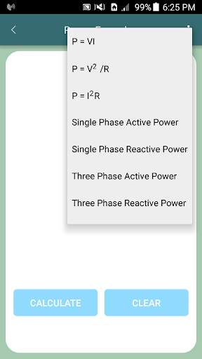 Electrical Calculator Free screenshot 3