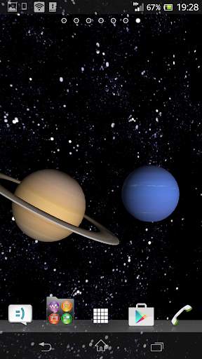 Galaxy Space 3D Live WallPaper screenshot 3