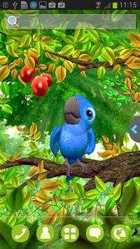 UR 3D Cute Jungle Birds HD screenshot 6