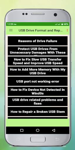 USB Drive Format and Repair guide screenshot 1