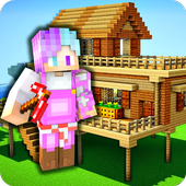 Modern House for Girls - Village Build Craft icon