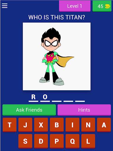 TEEN TITANS GO - QUIZ screenshot 1