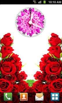 Flower Clock Live Wallpaper screenshot 6