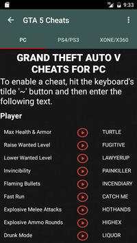 Cheats For GTA screenshot 3