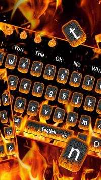 Burning Fire Keyboard Theme screenshot 2