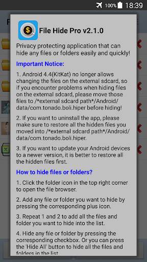 File Hide Pro-Hide Pics,Videos 8 تصوير الشاشة