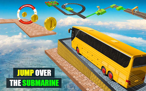 Bus Stunt Impossible 3d Game screenshot 1