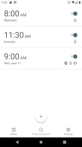Alarm - World time alarm screenshot 1