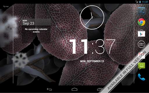 Tap Leaves Free Live Wallpaper screenshot 14