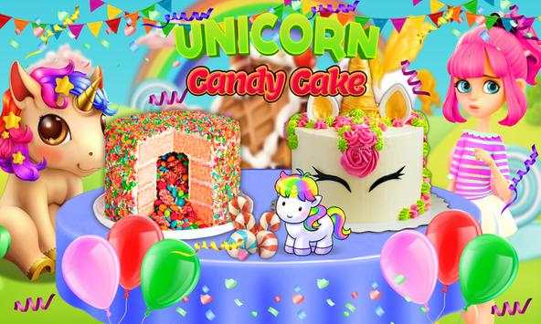 Unicorn Candy Cake Maker screenshot 1