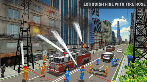 Firefighter Truck Simulator: Rescue Games screenshot 7