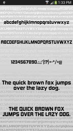 Clean2 font for FlipFont free screenshot 6