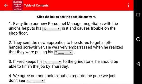 Business English G & V...Trial 21 تصوير الشاشة