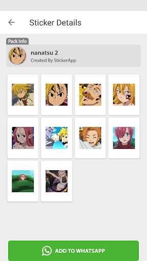 Nanatsu Sticker For Whatsapp screenshot 3