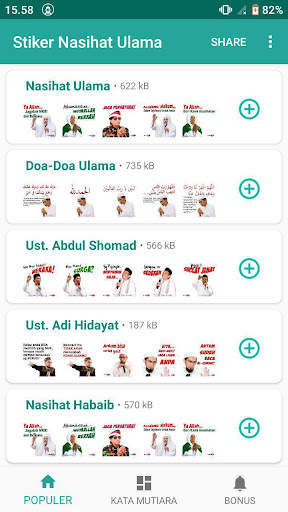 Stiker WA Nasihat Ulama screenshot 1