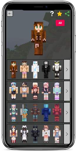 Skins for Minecraft PE screenshot 1