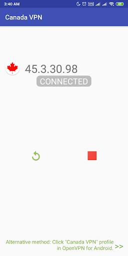 Canada VPN -Plugin for OpenVPN screenshot 2