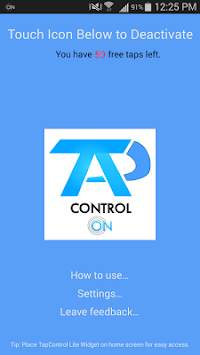 TapControl Lite screenshot 1