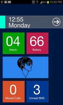 Blue Theme Go Locker screenshot 1