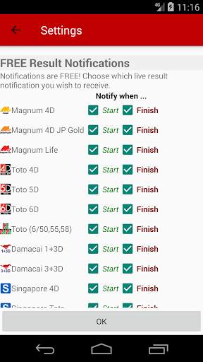 Live 4D Results (MY & SG) screenshot 7