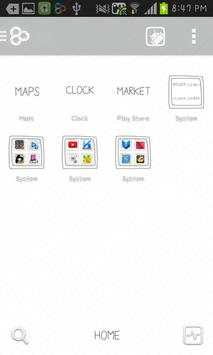 Cafe Mint GO Launcher theme screenshot 2