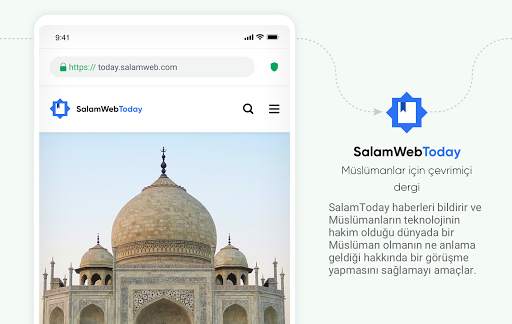 SalamWeb Tarayıcı: Müslümanlar için İnternet Uyg. screenshot 14