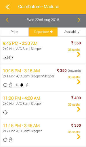 Arthi Travels - Online Bus Ticket Booking screenshot 2