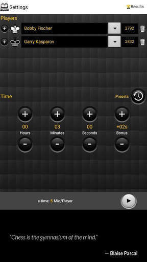 Blitz Chess Clock Free screenshot 9