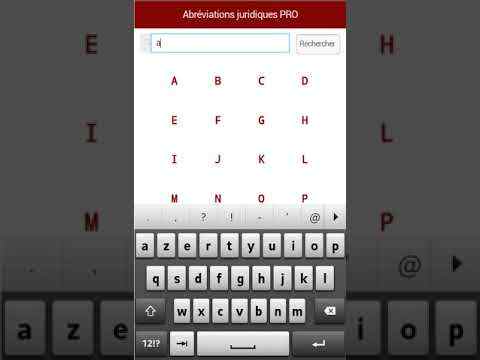 Abréviations juridiques screenshot 1