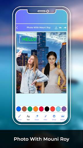 Photo With Mouni Roy screenshot 2