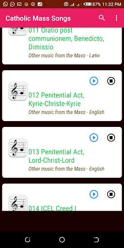 Catholic Mass Songs screenshot 4