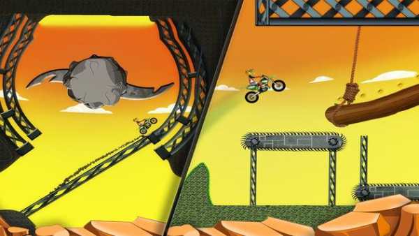 Off Road 3D Stunt Bike Race screenshot 1