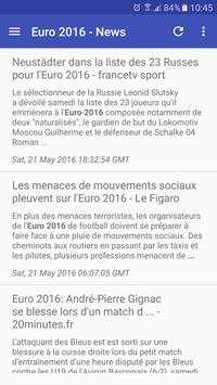 App pour Euro Football 2016 screenshot 1