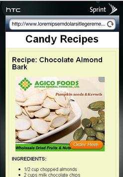 Candy Recipes screenshot 3