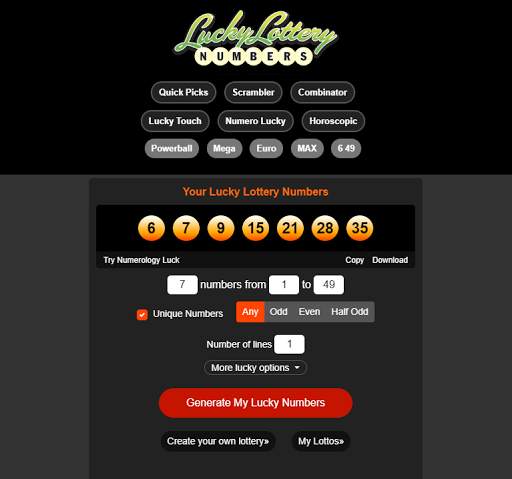 Lucky Lottery Number Generator screenshot 9