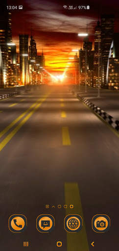Night City Driving Live Wallpaper screenshot 1